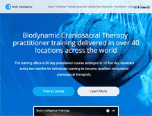 Tablet Screenshot of bodyintelligence.com